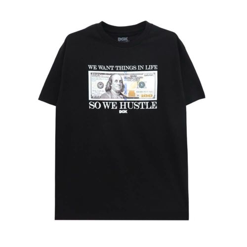 DGK T-SHIRT ディージーケー Tシャツ ASSET BLACK 1