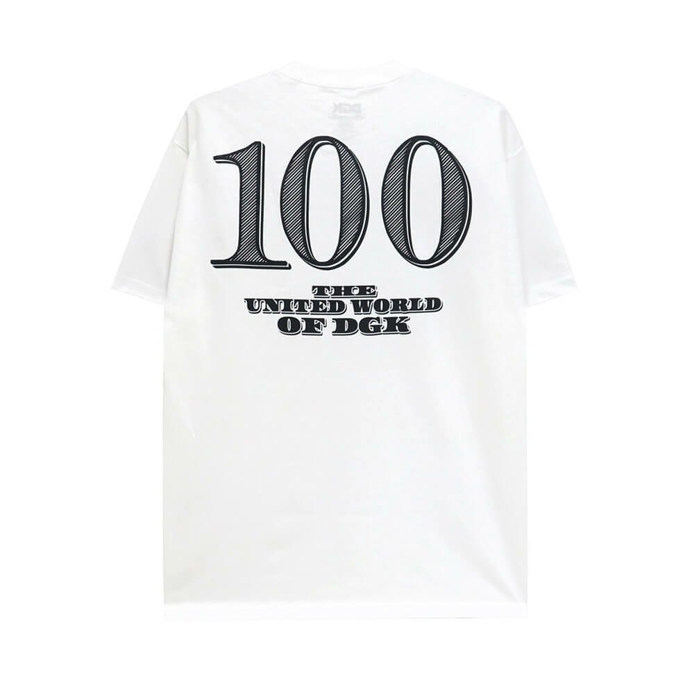 DGK T-SHIRT ディージーケー Tシャツ ASSET WHITE 