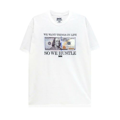 DGK T-SHIRT ディージーケー Tシャツ ASSET WHITE 1
