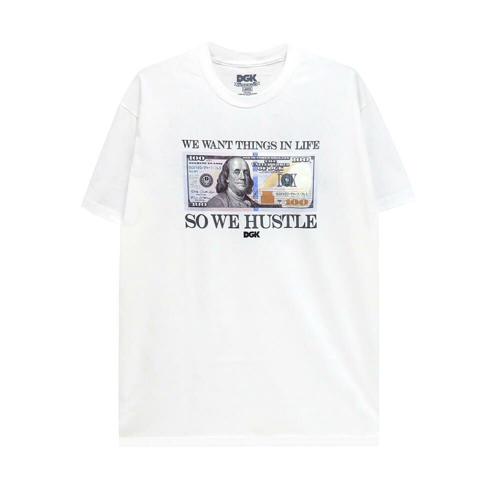 DGK T-SHIRT ディージーケー Tシャツ ASSET WHITE 1
