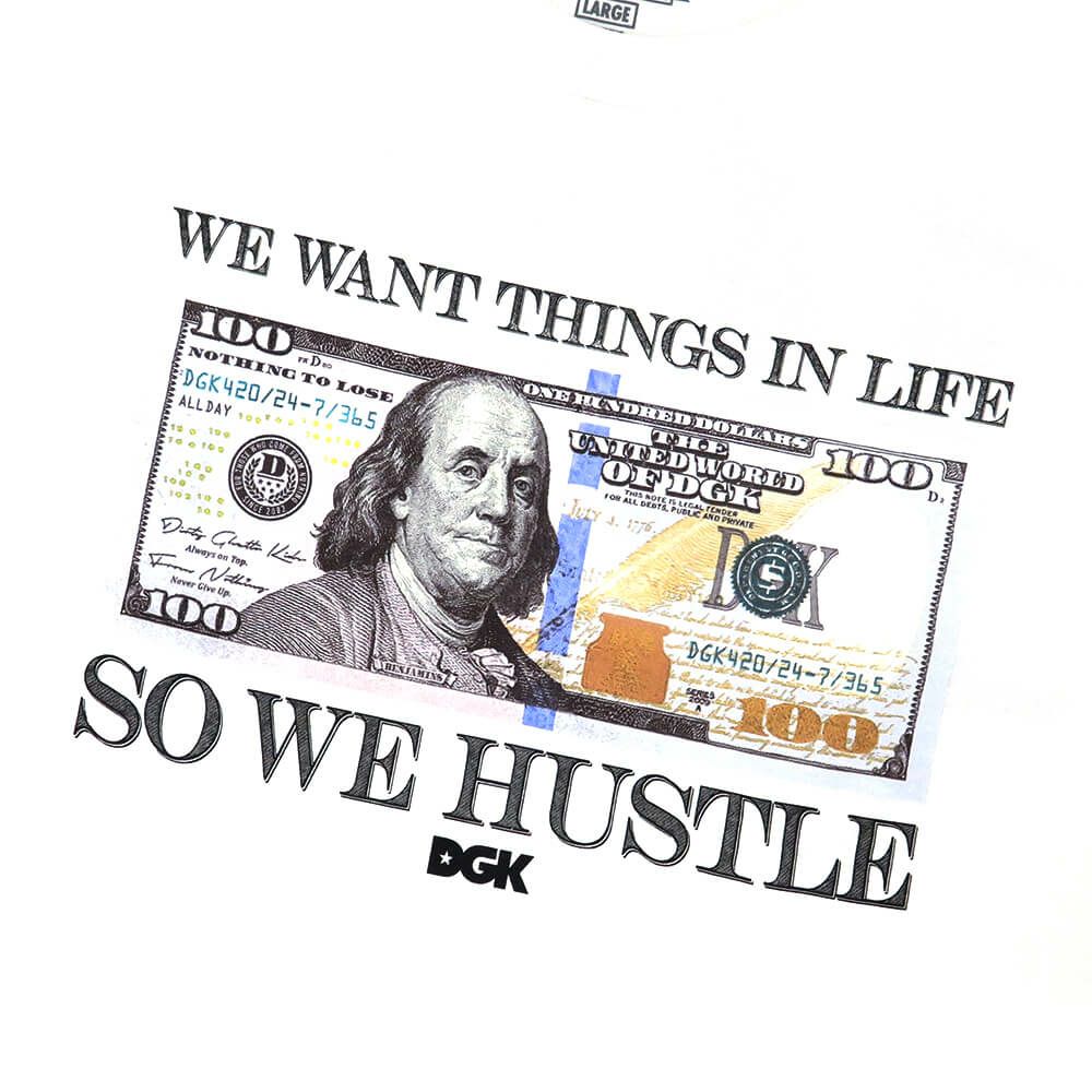 DGK T-SHIRT ディージーケー Tシャツ ASSET WHITE 2