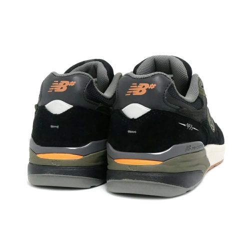 NEW BALANCE NUMERIC SHOES ニューバランス ヌメリック シューズ スニーカー ANDREW REYNOLDS 933 NM933BST BLACK/OLIVE スケートボード スケボー 3