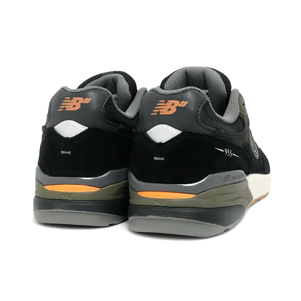 NEW BALANCE NUMERIC SHOES ニューバランス ヌメリック シューズ スニーカー ANDREW REYNOLDS 933 NM933BST BLACK/OLIVE スケートボード スケボー 3