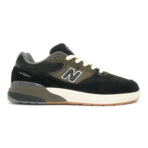 NEW BALANCE NUMERIC SHOES ニューバランス ヌメリック シューズ スニーカー ANDREW REYNOLDS 933 NM933BST BLACK/OLIVE スケートボード スケボー 4