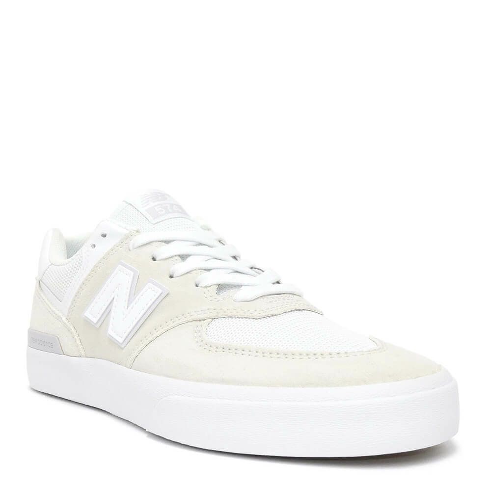 NEW BALANCE NUMERIC SHOES ニューバランス ヌメリック シューズ スニーカー 574 VULC NM574VOW WHITE/WHITE スケートボード スケボー 1