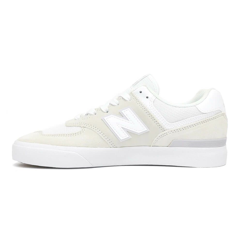 NEW BALANCE NUMERIC SHOES ニューバランス ヌメリック シューズ スニーカー 574 VULC NM574VOW WHITE/WHITE スケートボード スケボー 5