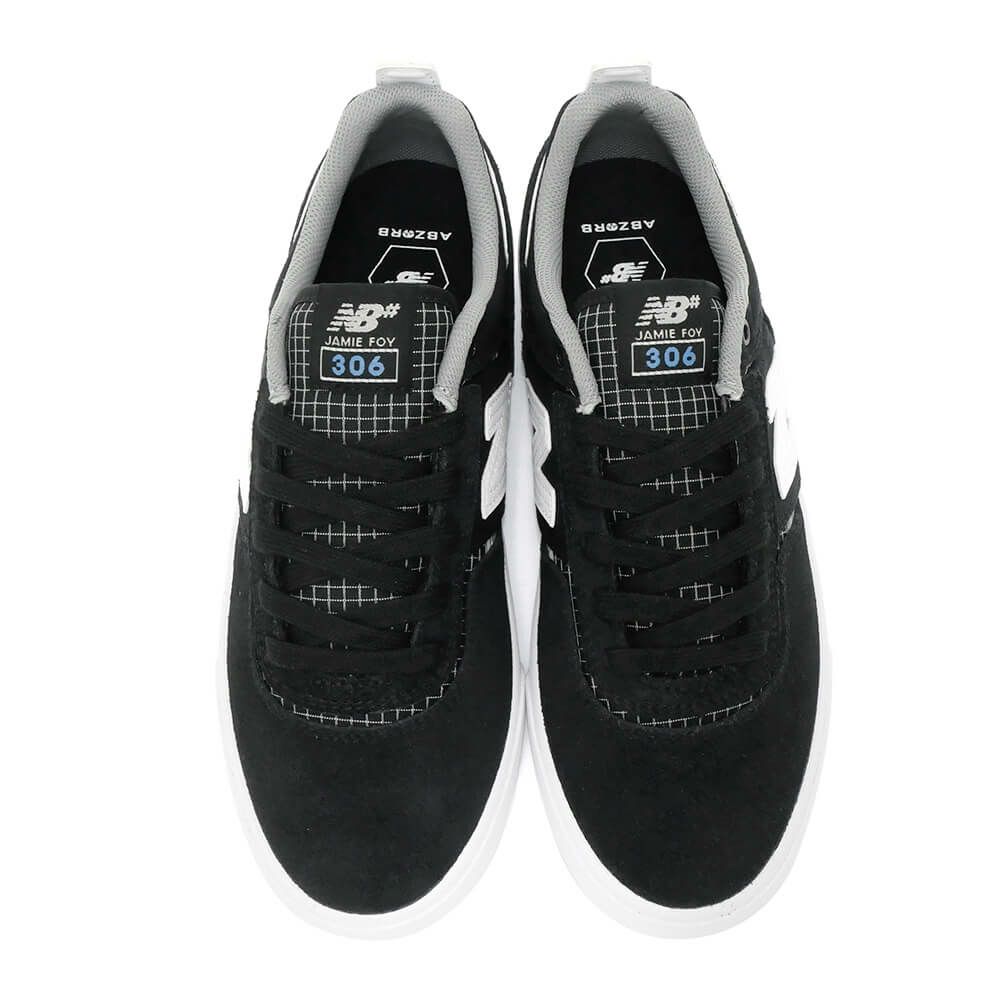 NEW BALANCE NUMERIC SHOES ニューバランス ヌメリック シューズ スニーカー JAMIE FOY 306 NM306GRD BLACK/WHITE/GREY スケートボード スケボー 2