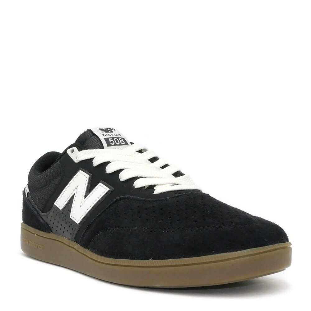NEW BALANCE NUMERIC SHOES ニューバランス ヌメリック シューズ スニーカー BRANDON WESTGATE 508 NM508SBA BLACK/WHITE/GUM スケートボード スケボー 1