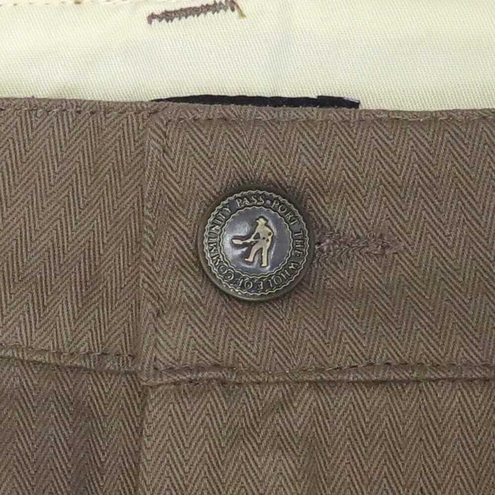 PASS~PORT PANTS パスポート パンツ ジーンズ HERRINGBONE LEAGUES CLUB LIGHT BROWN スケートボード スケボー 2