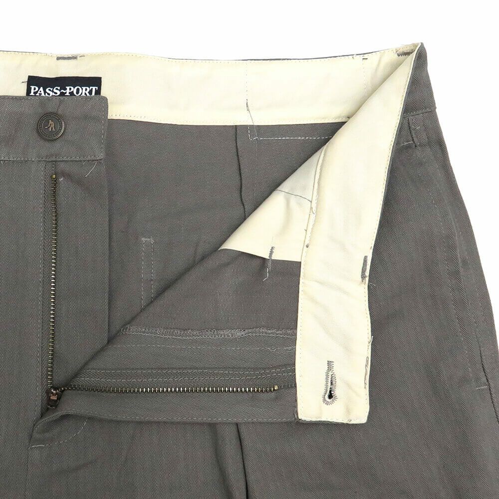 PASS~PORT PANTS パスポート パンツ ジーンズ HERRINGBONE LEAGUES CLUB GREY スケートボード スケボー 3