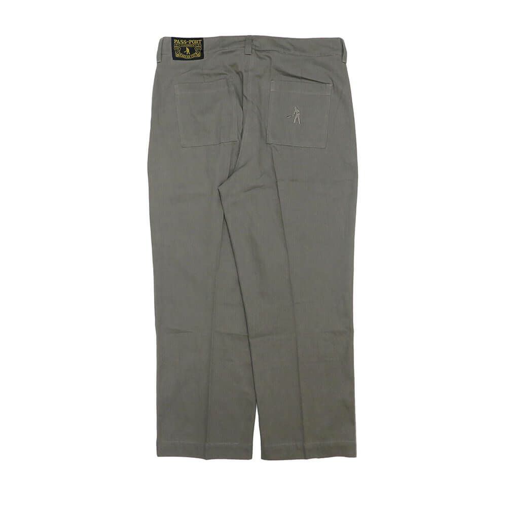 PASS~PORT PANTS パスポート パンツ ジーンズ HERRINGBONE LEAGUES CLUB GREY スケートボード スケボー 7