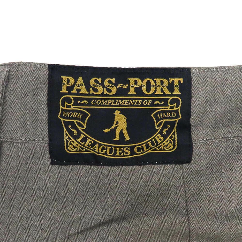PASS~PORT PANTS パスポート パンツ ジーンズ HERRINGBONE LEAGUES CLUB GREY スケートボード スケボー 8