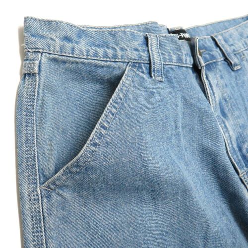 PASS~PORT SHORTS パスポート ショーツ WORKERS CLUB JEANS SHORT R42 WASHED LIGHT INDIGO スケートボード スケボー 1