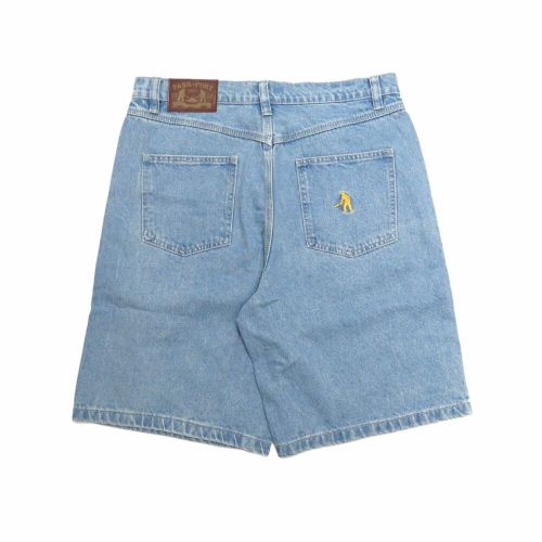 PASS~PORT SHORTS パスポート ショーツ WORKERS CLUB JEANS SHORT R42 WASHED LIGHT INDIGO スケートボード スケボー 6