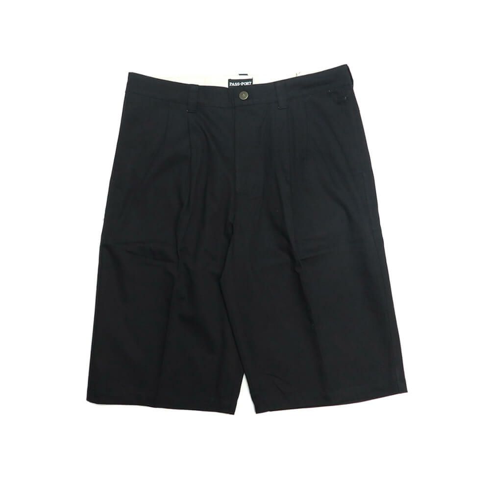 PASS~PORT SHORTS パスポート ショーツ LEAGUES CLUB SHORT R41 BLACK スケートボード スケボー 