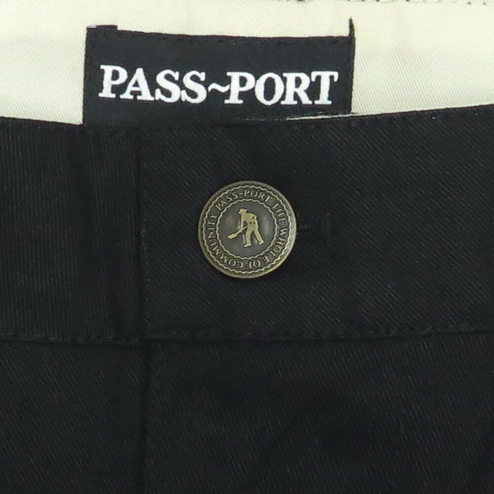 PASS~PORT SHORTS パスポート ショーツ LEAGUES CLUB SHORT R41 BLACK スケートボード スケボー 2