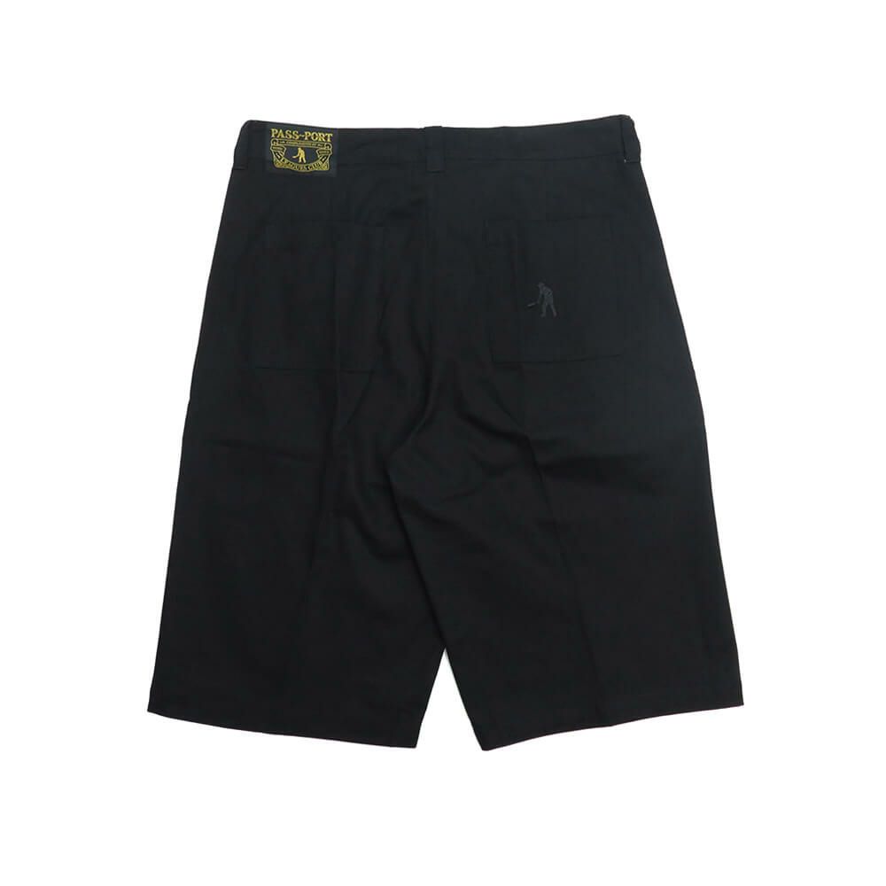 PASS~PORT SHORTS パスポート ショーツ LEAGUES CLUB SHORT R41 BLACK スケートボード スケボー 6