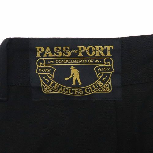 PASS~PORT SHORTS パスポート ショーツ LEAGUES CLUB SHORT R41 BLACK スケートボード スケボー 7