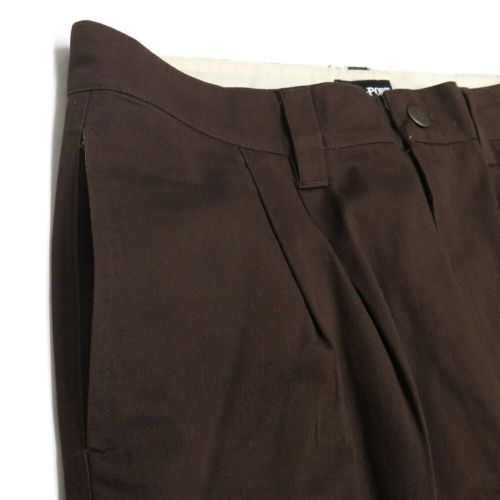 PASS~PORT SHORTS パスポート ショーツ LEAGUES CLUB SHORT R41 BROWN スケートボード スケボー 1