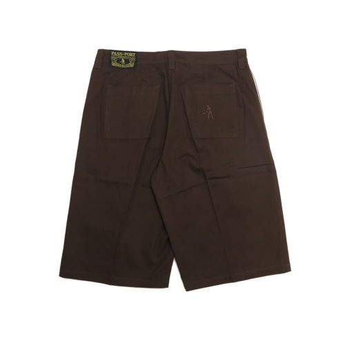 PASS~PORT SHORTS パスポート ショーツ LEAGUES CLUB SHORT R41 BROWN スケートボード スケボー 6