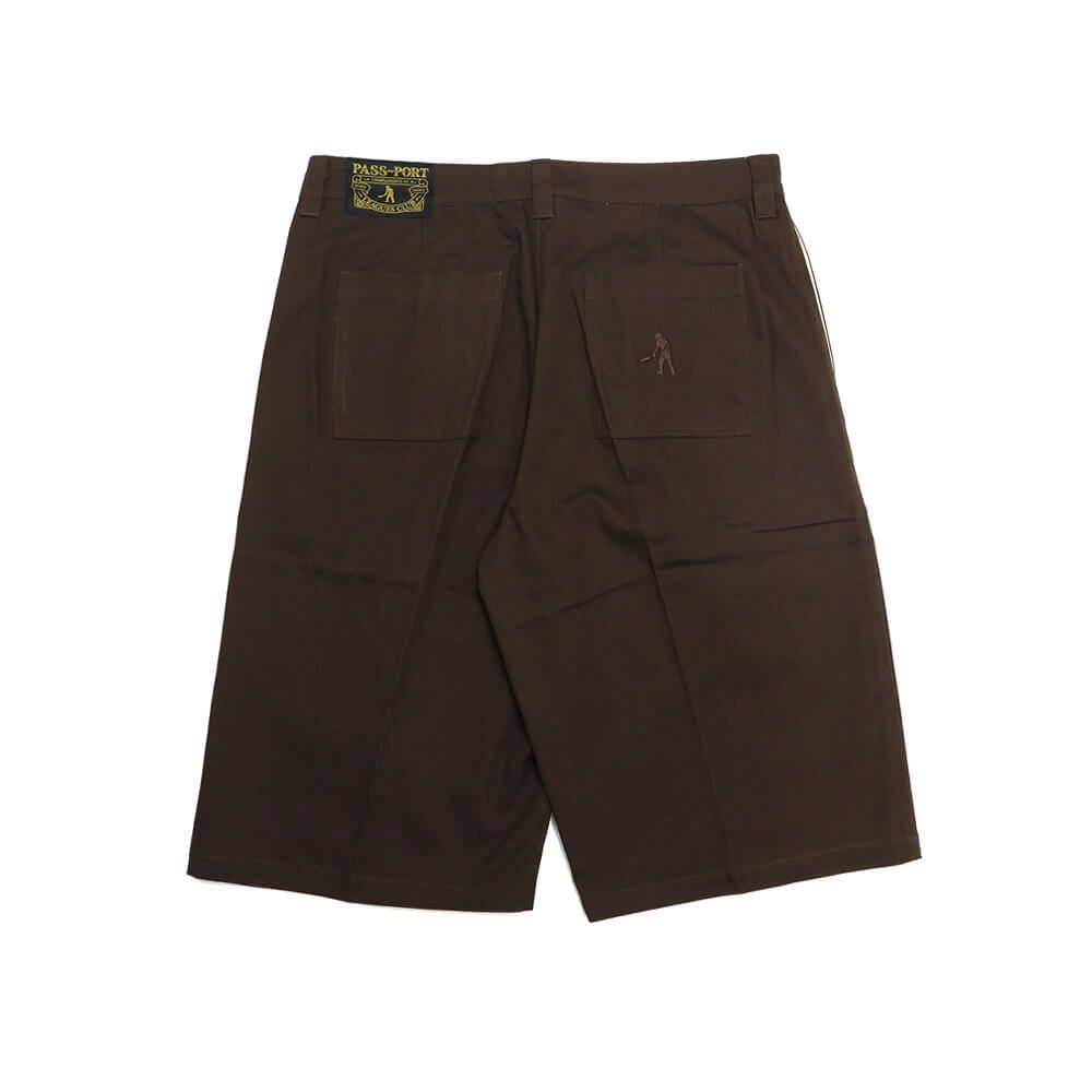 PASS~PORT SHORTS パスポート ショーツ LEAGUES CLUB SHORT R41 BROWN スケートボード スケボー 6