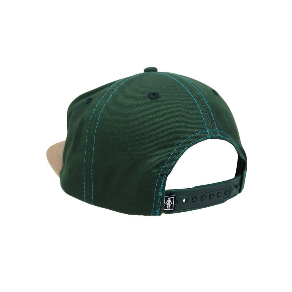 GIRL CAP ガール キャップ LOVERS OG 5 PANEL FOREST GREEN/BEIGE スケートボード スケボー 2