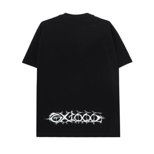 GX1000 T-SHIRT ジーエックス1000 Tシャツ DYSTOPIA GAS MASK BLACK スケートボード スケボー 1