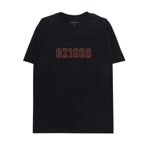 GX1000 T-SHIRT ジーエックス1000 Tシャツ GIANTS BLACK スケートボード スケボー 