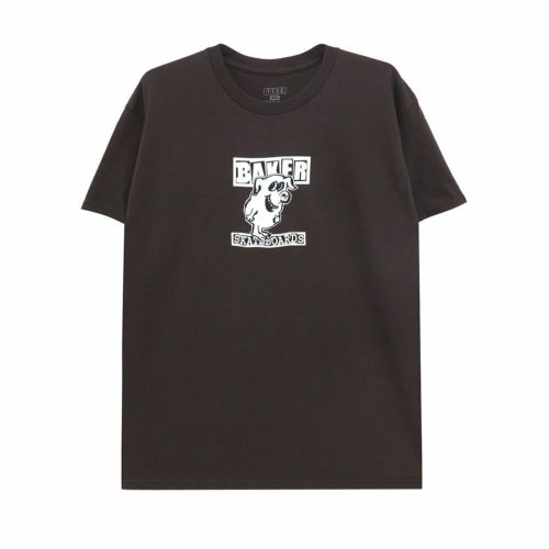 BAKER T-SHIRT ベイカー Tシャツ CALAMITIES DARK BROWN スケートボード スケボー 