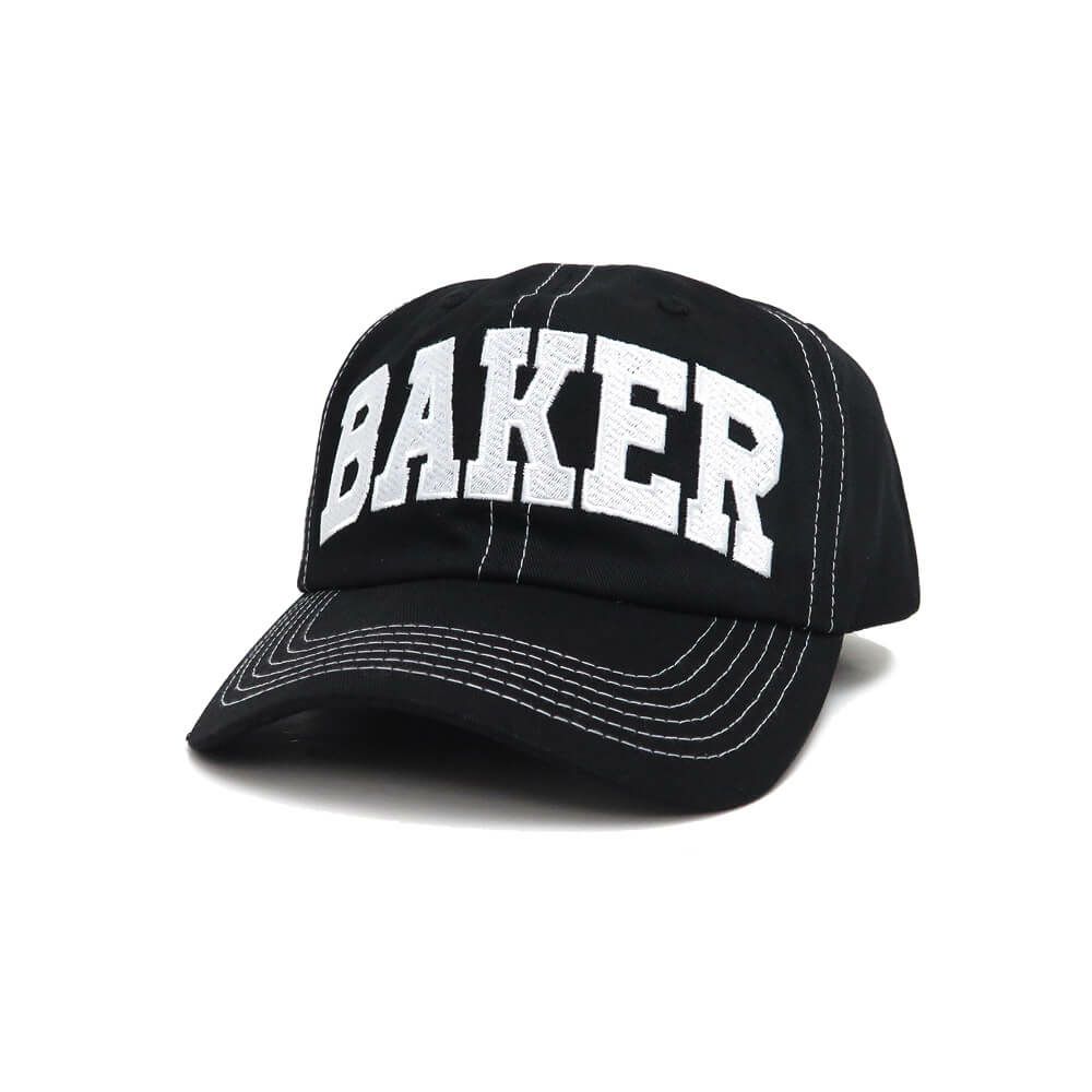 BAKER CAP ベイカー キャップ APEX BLACK スケートボード スケボー 