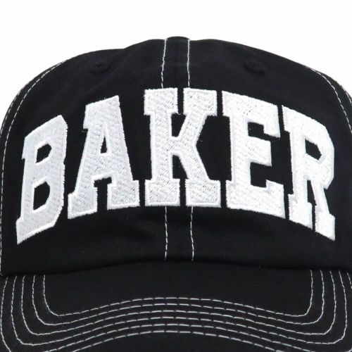 BAKER CAP ベイカー キャップ APEX BLACK スケートボード スケボー 4