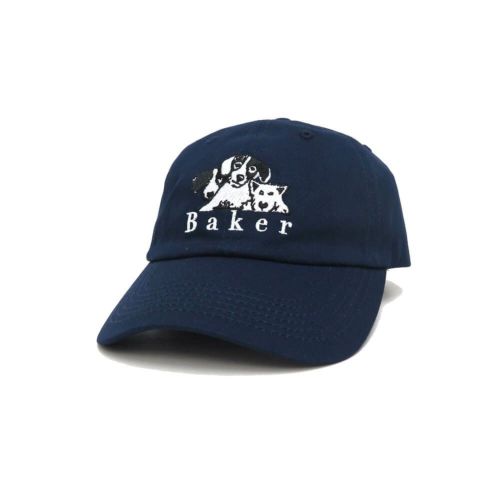 BAKER CAP ベイカー キャップ WHERE MY DOGS AT DAD NAVY スケートボード スケボー 