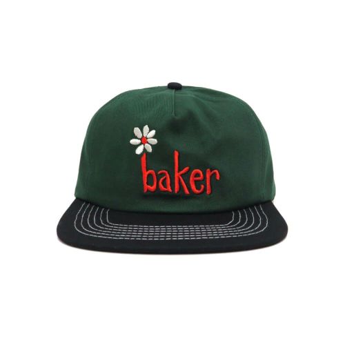 BAKER CAP ベイカー キャップ DAISY SNAPBACK GREEN/BLACK スケートボード スケボー 1