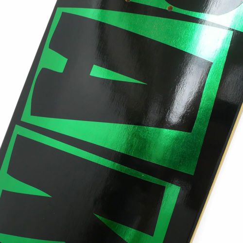 BAKER DECK ベイカー デッキ JACOPO CAROZZI BRAND NAME BLACK/GREEN FOIL 8.25 スケートボード スケボー 3