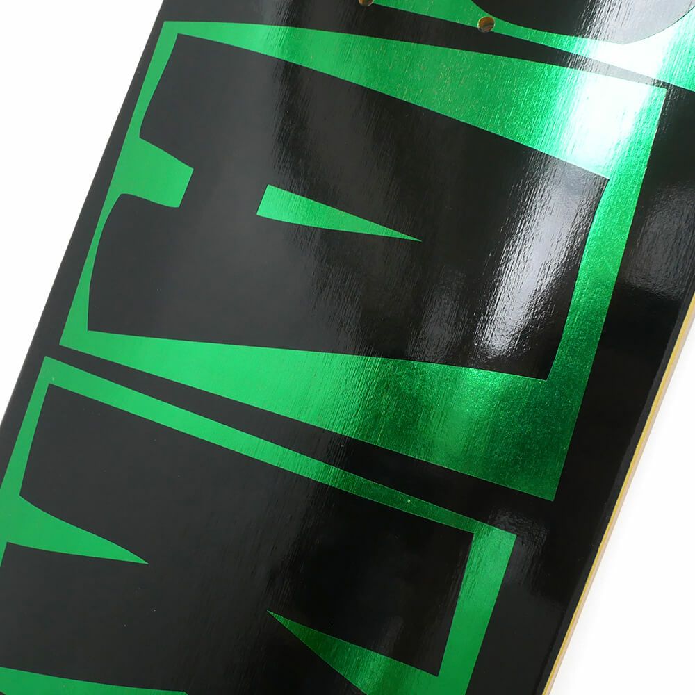 BAKER DECK ベイカー デッキ JACOPO CAROZZI BRAND NAME BLACK/GREEN FOIL 8.25 スケートボード スケボー 3