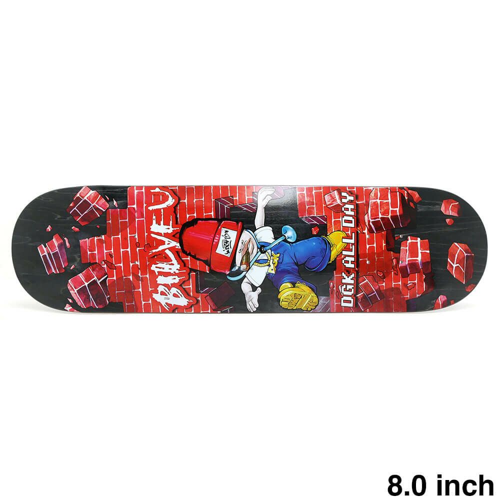 DGK DECK ディージーケー デッキ KEVIN BILYEU BUSTIN' OUT 8.0 スケートボード スケボー 1