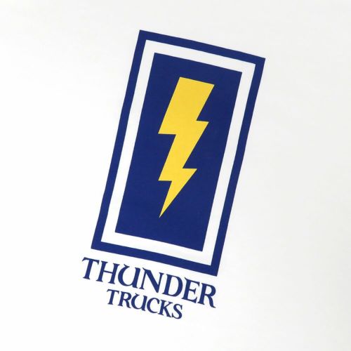 THUNDER T-SHIRT サンダー Tシャツ BOXED BOLT WHITE スケートボード スケボー 1