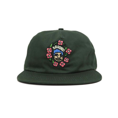 KROOKED CAP クルキッド キャップ SWEATPANTS REDUX SNAPBACK OLIVE スケートボード スケボー 1