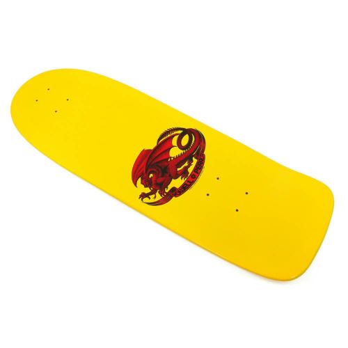 POWELL PERALTA DECK パウエルペラルタ デッキ TEAM BRUCE LEE SKULL & NUNCHUCKS YELLOW 10.0 WHEEL WELLS スケートボード スケボー 3