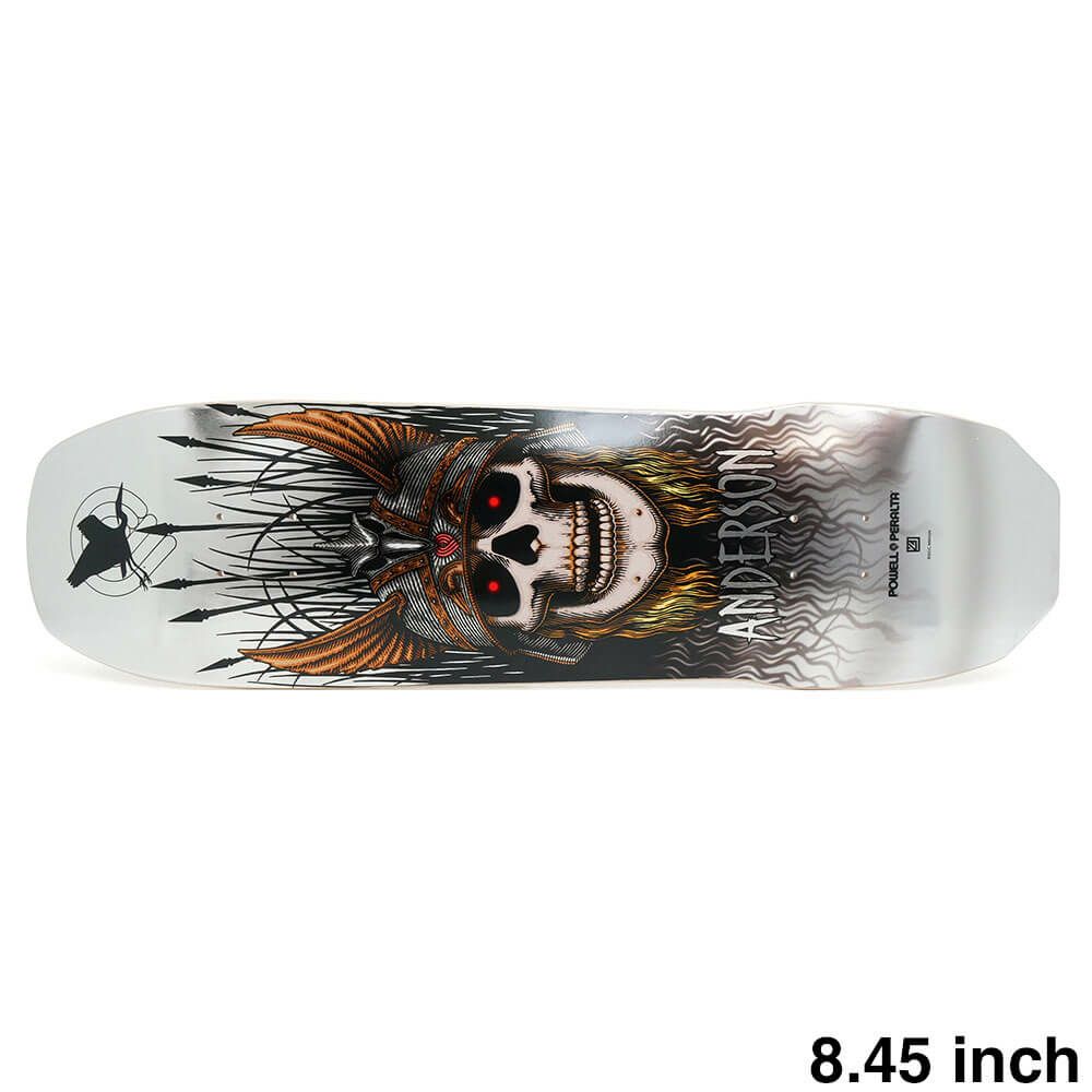 POWELL PERALTA DECK パウエルペラルタ デッキ ANDY ANDERSON HERON SILVER FOIL 8.45 スケートボード スケボー 1