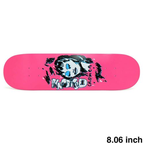 KROOKED DECK クルキッド デッキ BRAD CROMER PINK AND BLUE 8.06 スケートボード スケボー 1