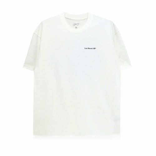LAST RESORT AB T-SHIRT ラストリゾートエービー Tシャツ ATLAS MONOGRAM WHITE/BLACK スケートボード スケボー 1