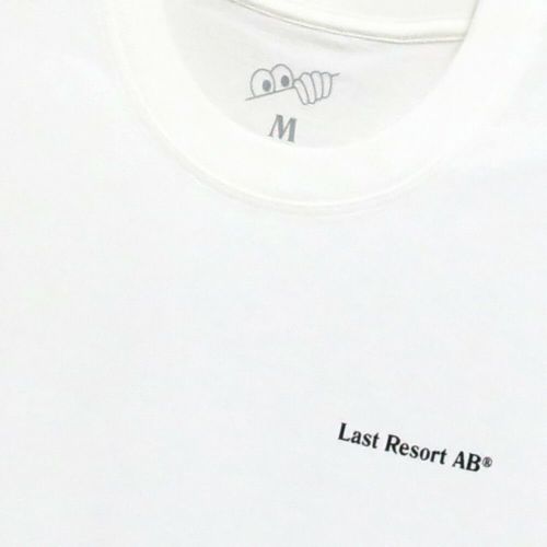 LAST RESORT AB T-SHIRT ラストリゾートエービー Tシャツ ATLAS MONOGRAM WHITE/BLACK スケートボード スケボー 2