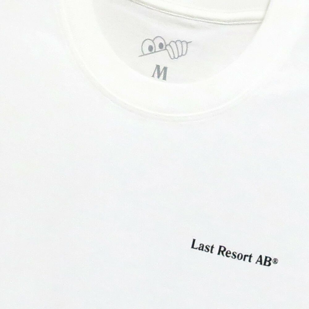 LAST RESORT AB T-SHIRT ラストリゾートエービー Tシャツ ATLAS MONOGRAM WHITE/BLACK スケートボード スケボー 2
