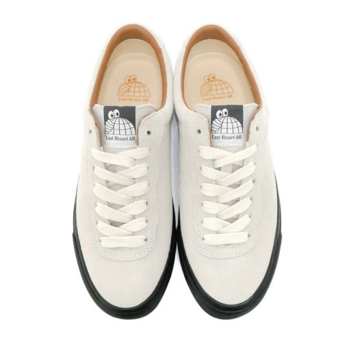 LAST RESORT AB SHOES ラストリゾートエービー シューズ スニーカー VM001 SUEDE LO WHITE/BLACK スケートボード スケボー 3
