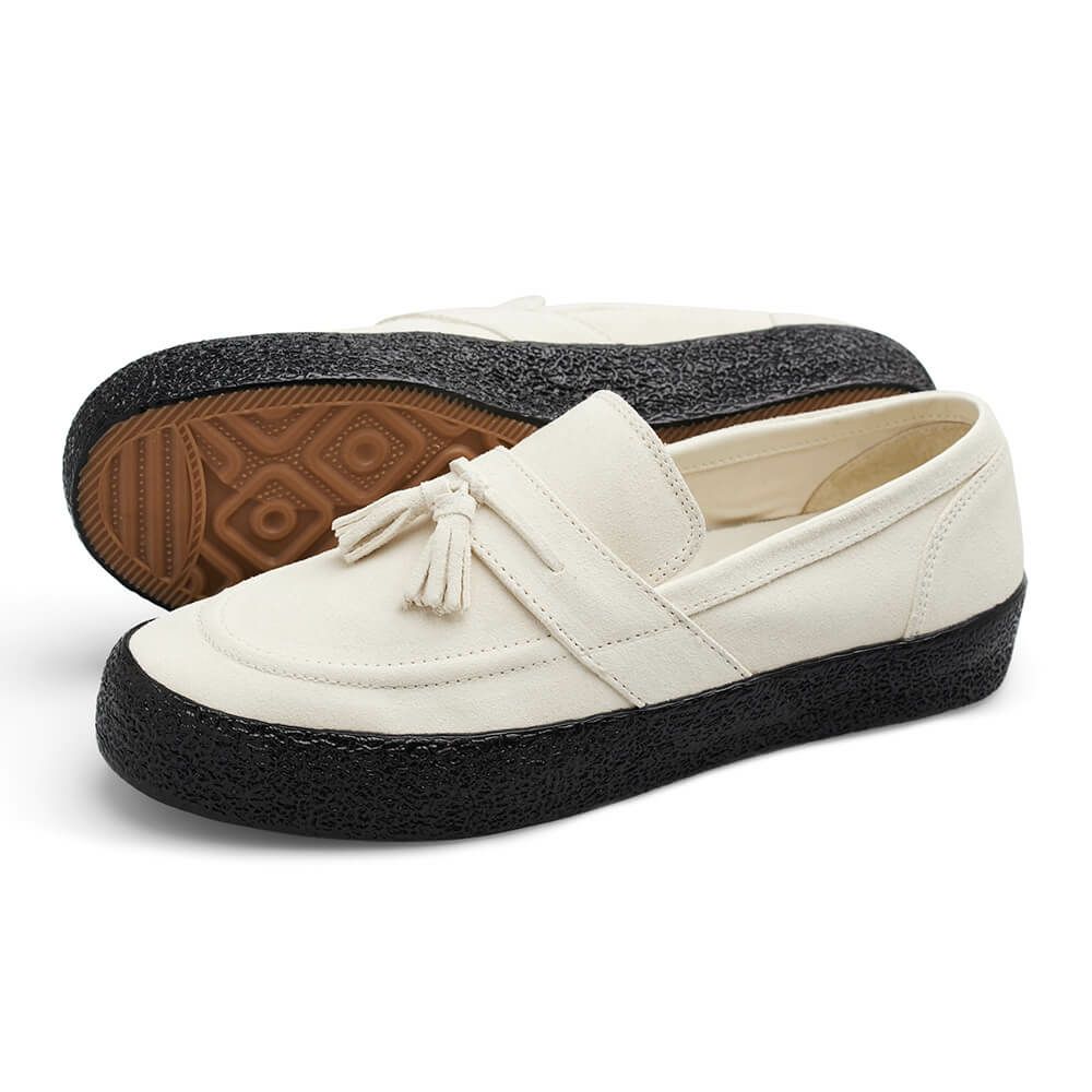 LAST RESORT AB SHOES ラストリゾートエービー シューズ スニーカー VM005 LOAFER SUEDE LO WHITE/BLACK スケートボード スケボー 2