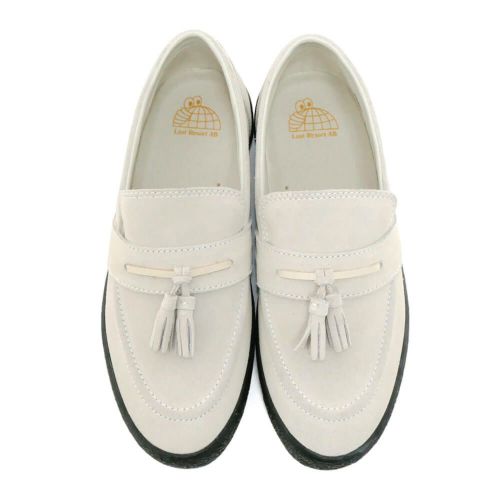 LAST RESORT AB SHOES ラストリゾートエービー シューズ スニーカー VM005 LOAFER SUEDE LO WHITE/BLACK スケートボード スケボー 3
