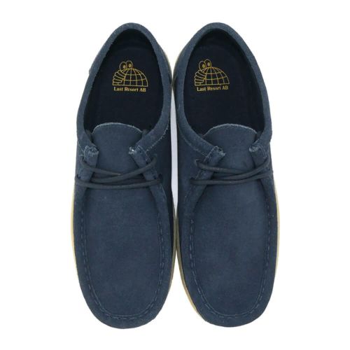 LAST RESORT AB SHOES ラストリゾートエービー シューズ スニーカー VM006 MOC SUEDE LO DARK NAVY/GUM スケートボード スケボー 3