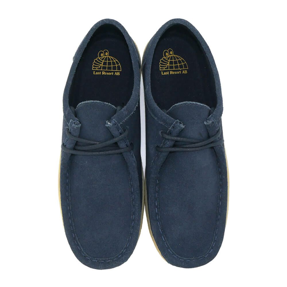 LAST RESORT AB SHOES ラストリゾートエービー シューズ スニーカー VM006 MOC SUEDE LO DARK NAVY/GUM スケートボード スケボー 3