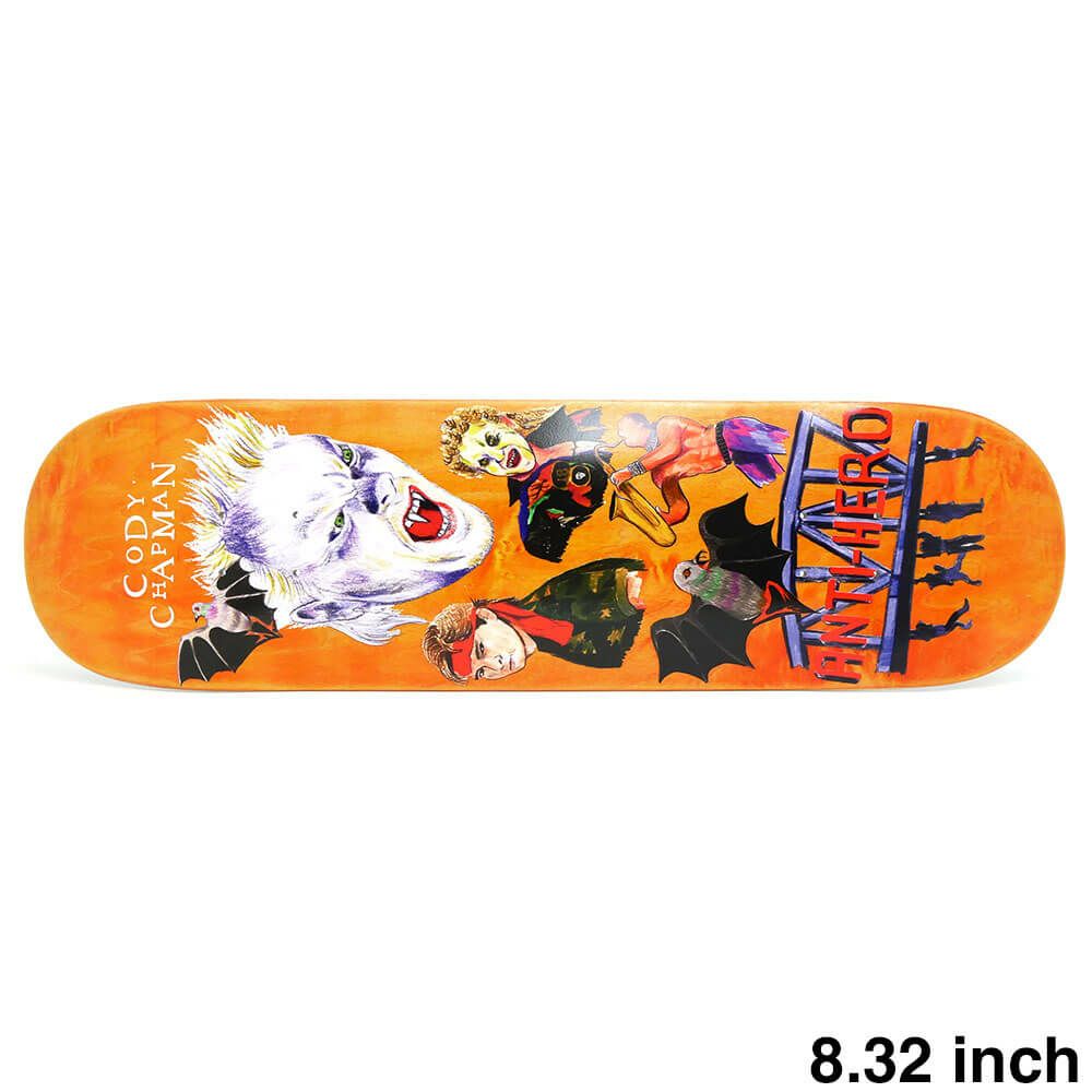 ANTIHERO DECK アンチヒーロー デッキ CODY CHAPMAN STILL BELIEVE ORANGE STAIN 8.32 スケートボード スケボー 1